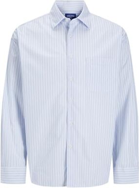 Joratlas Poplin Oversized Shirt Ls, Cashmere Blue, XL