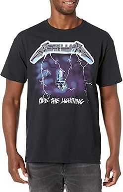 Metallica standardowa koszulka unisex dla dorosłych Ride The Lightning, Czarny, L