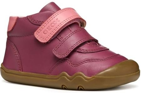 Geox Chłopięce dziewczynki B STEPPIEUP Girl Sneaker, DK Purple/DK PINK, 25 EU, Dk Purple Dk Pink, 25 EU