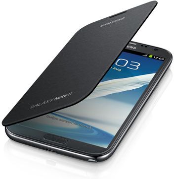 Samsung Flip Cover do Galaxy Note 2 Grafitowy (EF-C1J9FSEGSTD)