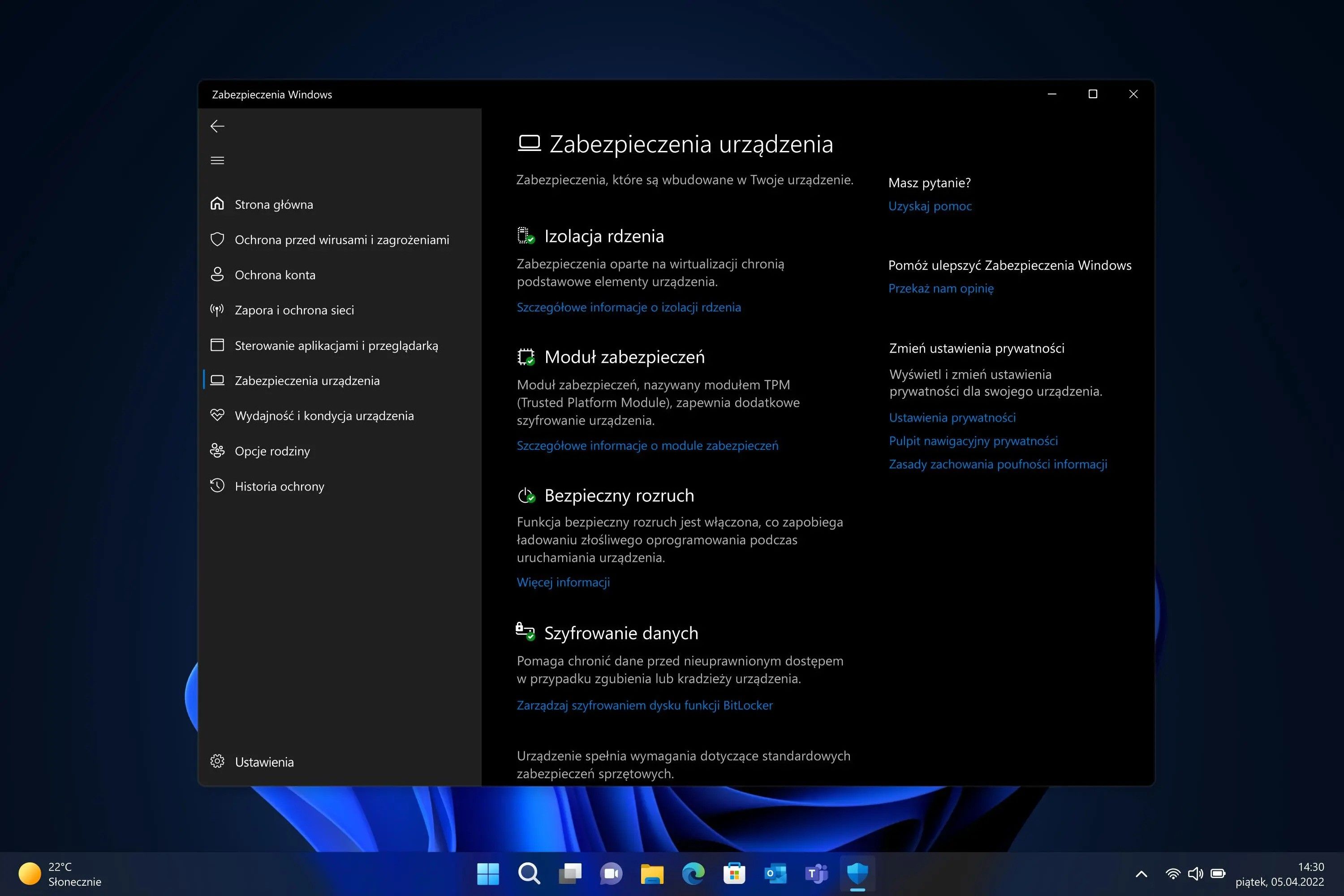 Program do zarządzania firmą Microsoft Windows 11 PRO PL , Dożywotnia ...
