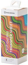 Zdjęcie Arkusz transferowy Color Waves 30,5 x 11,4 cm - 4 szt. - Myślibórz