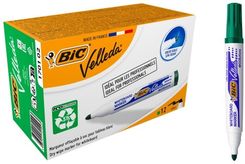 Zdjęcie Bic Marker Suchościeralny Okrągły Zielony Pudełko 12szt. - Miechów