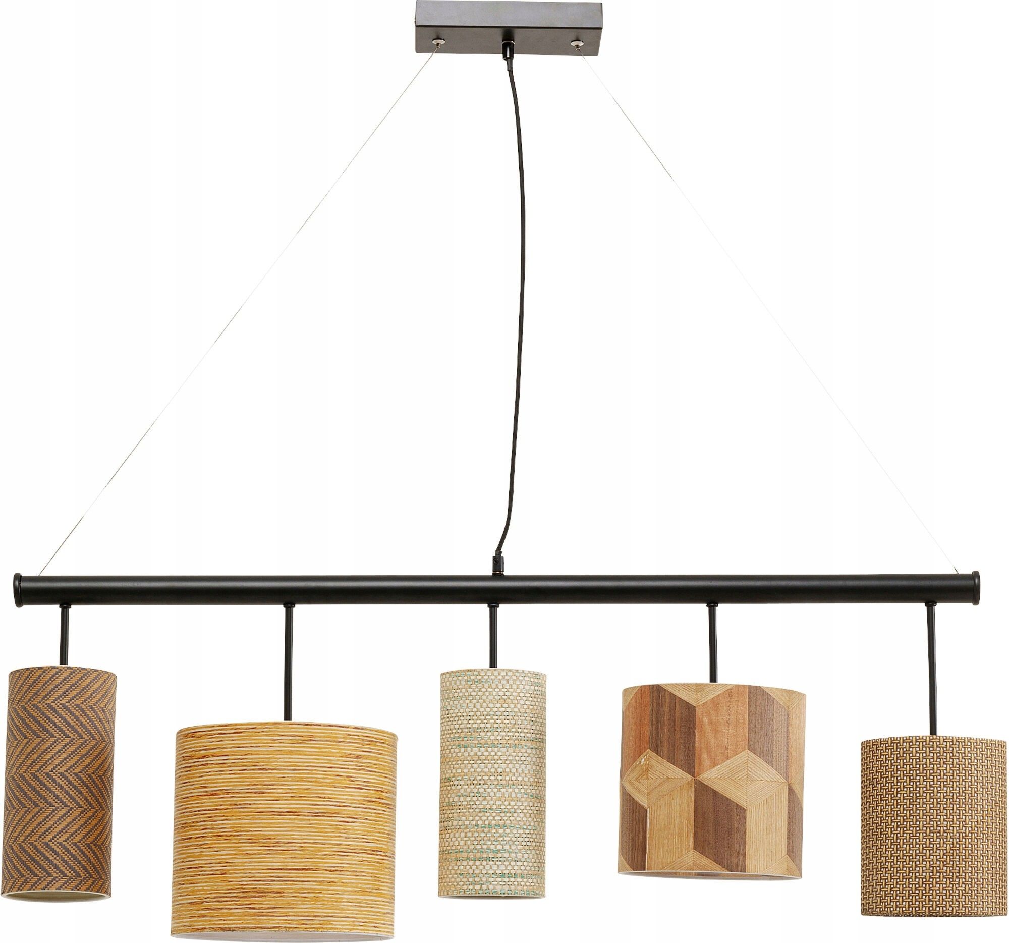 Kare Design Lampa wisząca Parechi Texture wielokolorowa 5-punktowa E14 ...