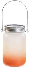 Zdjęcie Lampion 450 ml z metalowym uchwytem - pomarańczowy gradient - Barlinek