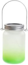 Zdjęcie Lampion 450 ml z metalowym uchwytem - zielony gradient - Barlinek