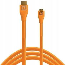 Zdjęcie Tether Tools Kabel Do Telewizora Pro Hdmi Micro To 2 0 4 6M Pomarańcz - Milicz