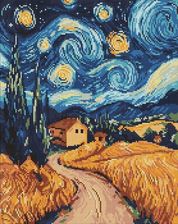 Zdjęcie Ideyka Diamentowa Mozaika Ukraińska Noc 40X50Cm Edukamp - Wadowice