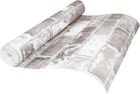 VileXL Tapeta 3D Solid Paski Cegła, Tkanina Nienaiłożona, 10 x 0,53 m (Dł. x Szer.), 8721452831890