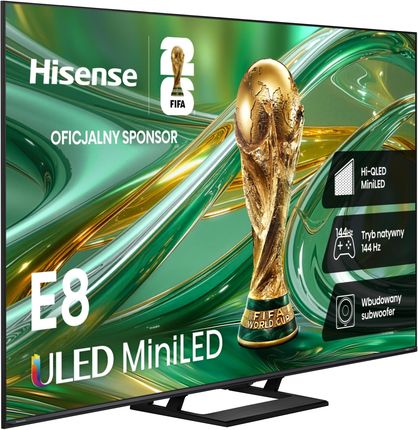 Telewizor QD-Mini LED Hisense 75E8S 75 cali 4K UHD - zdjęcie 3