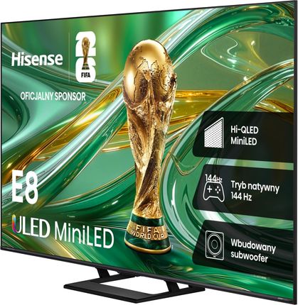 Telewizor QD-Mini LED Hisense 75E8S 75 cali 4K UHD - zdjęcie 6