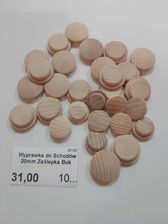 Zdjęcie Zaślepka Grzybek do schodów Buk 20mm (25129) - Wadowice