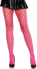 Zdjęcie leg avenue - lace tights with eyelets neon pink - d-243086 - Katowice
