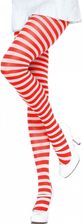 Zdjęcie leg avenue - white/red striped tights - d-237704 - Mikołów