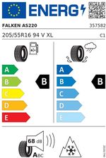 Falken EuroAll Season AS220 205/55R16 94V XL
