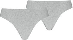 Zdjęcie Puma Stringi Damskie Invisible Cotton 2-Pak Jasnoszary Melanż - Łowicz