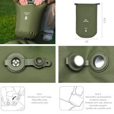 Zdjęcie Materac NATUREHIKE FC01 Pillow Single 60x200 - Kołobrzeg