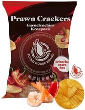 Zdjęcie Chipsy ziemniaczane krewetkowe EXTRA HOT z sosem sriracha paprykowe chilli chrupki 80g - Zabłudów