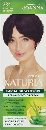 Joanna Naturia Color Farba do włosów 234 Śliwkowa oberżyna