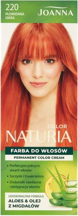 Joanna Naturia Color Farba do włosów 220 Płomienna iskra