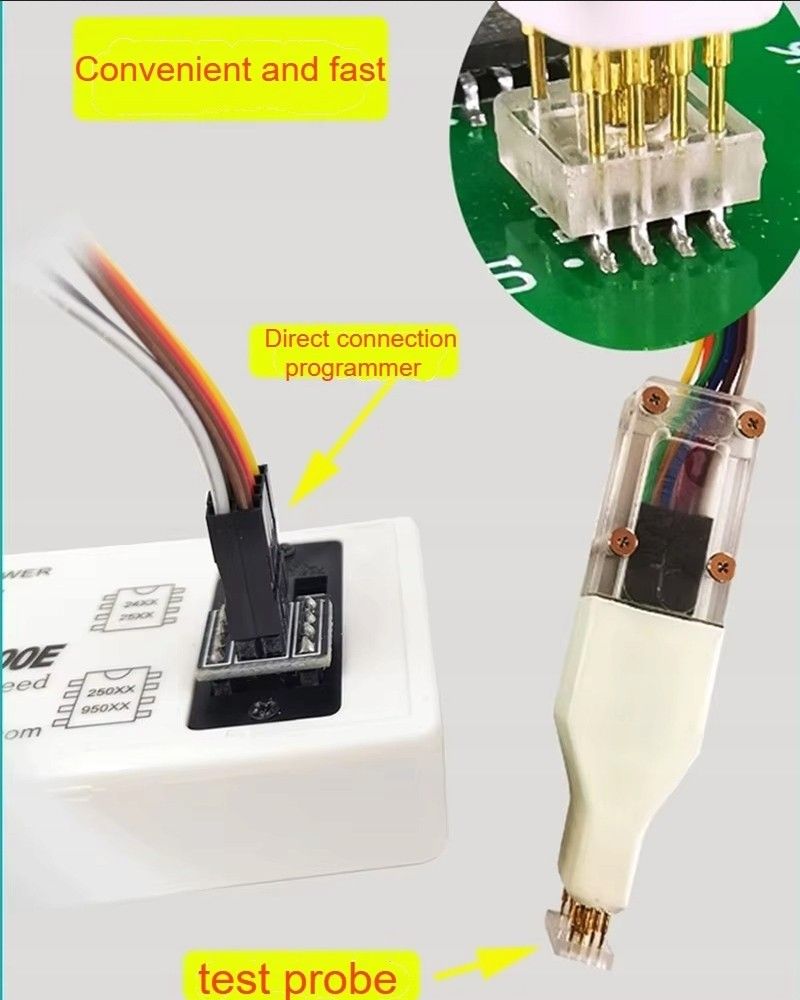 Sonda pomiarowa (klips) QFN8 6x5mm (WSON 8-pin) z przewodem i adapterem ...
