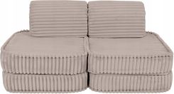 Zdjęcie MeowBaby sofa modułowa dla dzieci Churros Basic 4 elementy beżowy 5907455201677 - Reszel