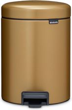 Zdjęcie Brabantia - Kosz pedałowy NewIcon 5L Warm Brass (255243) - Ropczyce