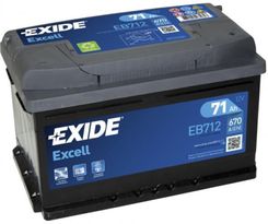 Zdjęcie Exide Excell 12V71Ah 670A (P+) - Mielec