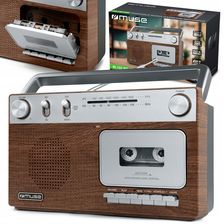 Zdjęcie Radioodtwarzacz Muse brązowy M-152 WS - Brok
