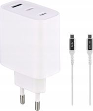 Zdjęcie Ładowarka Sieciowa GaN 230V 65W 2 x USB-C + USB USB-A + KABEL USB-C T"nB / CHNBGAN65W - Żnin