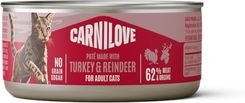 Zdjęcie Carnilove Cat Can Turkey&Reindeer 6x100g - Strzelin