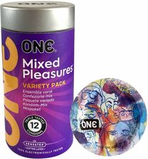 Zdjęcie Zestaw Prezerwatyw One Mixed Pleasures 12 Szt. 6 Rodzajów - Żory