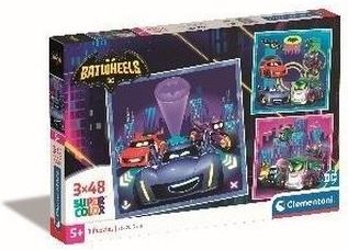 Clementoni Puzzle 3X48 Super Kolor Batwheels - Ceny i opinie - Ceneo.pl
