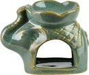 Mondex Home Kominek Na Olejek Turkusowy Słonik Ceramiczny MF37054-1 5905771456740
