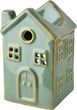 Mondex Home Kominek Na Olejek Turkusowy Domek Ceramiczny 5905771456559