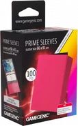 Zdjęcie Gamegenic Prime Sleeves 66x91mm Koszulki na Karty Red (100) - Łeba