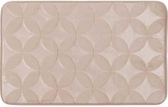 Zdjęcie MULTIDECOR Dywanik łazienkowy Hamilton kółka Beżowy KOD: 5904169753386 - Różan