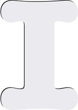 Zdjęcie Litera Dekoracyjna Z Mdf-U Do Sublimacji 18 Cm I - Myślibórz