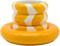 Zdjęcie Kubek ze spodkiem QUE RICO Casimiro Wavy Rumba 200 ml 5420025406239 - Płoty
