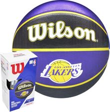 Zdjęcie piłka do koszykówki wilson nba team la lakers + pompka box r.7 - Dynów