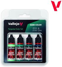 Zdjęcie Vallejo 72.390 Game Color Turquoise Color Set 4x18ml - Torzym