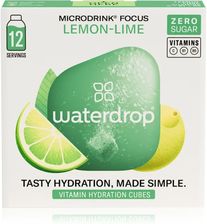 Zdjęcie Waterdrop Microdrink napój z witaminami smak Lemon Lime 12szt. - Kłecko