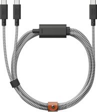 Zdjęcie Nativeunion Native Union Belt Cable 2-in-1 USB-C to & 140W zebra - kabel (BELTC2CZEB) - Swarzędz