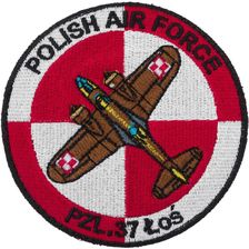 Zdjęcie Pik Naszywka Polish Air Force Pzl.37 Łoś - Katowice