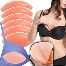 Zdjęcie 6x WKŁADKI DO BIUSTONOSZA Silikonowe Push Up do Stanika Bikini Oddychające - Kęty