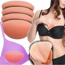 Zdjęcie 4x SILIKONOWE WKŁADKI DO BIUSTONOSZA Push Up do Stanika Bikini Oddychające - Pszów