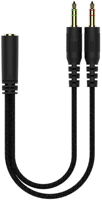 фото Наушники с микрофоном Deltaco GAM-190 Black 1