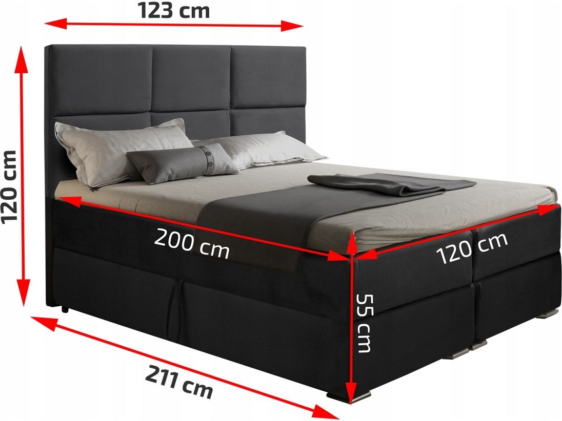 Kreative Furniture ko Kontynentalne Bari Pojemnik I Materac 120x200 kreative-furniture-ko-kontynentalne-bari-pojemnik-i-materac-120x200
