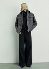 Zdjęcie Spodnie Jeansowe Mango Emma Wideleg Black Denim 36 - Ostroróg