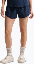 Zdjęcie Spodenki treningowe damskie Nike One midnight navy/white - Tłuszcz